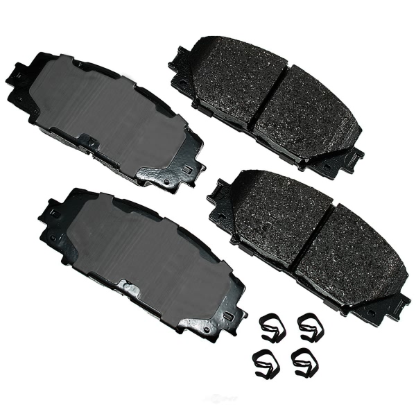 Akebono Pro-ACT™ Ultra-Premium Ceramic Front Disc Brake Pads ACT1184