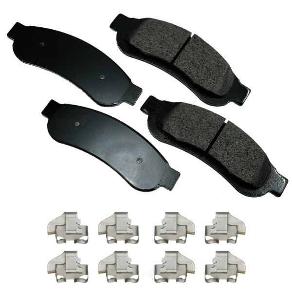 Akebono Pro-ACT™ Ultra-Premium Ceramic Rear Disc Brake Pads ACT1334A