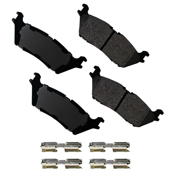 Akebono Pro-ACT™ Ultra-Premium Ceramic Rear Disc Brake Pads ACT1790