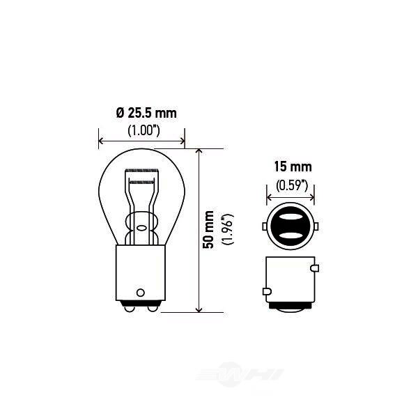 Hella 1034 Standard Series Incandescent Miniature Light Bulb 1034