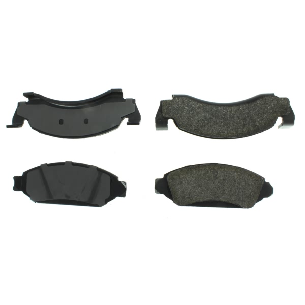 Centric Posi Quiet™ Extended Wear Semi-Metallic Front Disc Brake Pads 106.00500