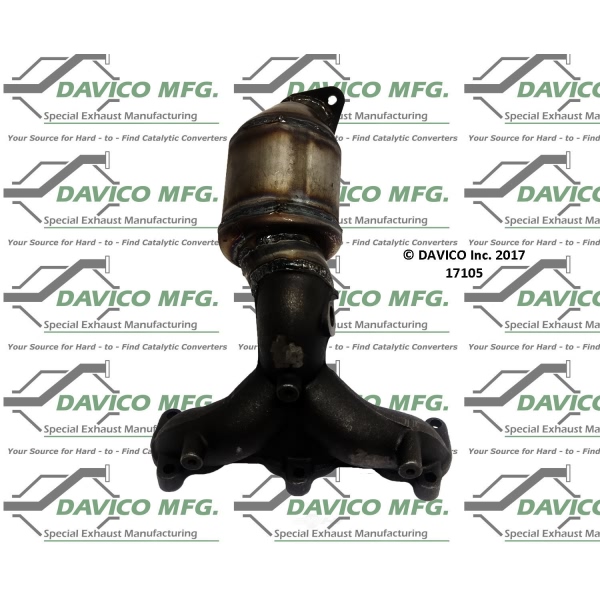 Davico Exhaust Manifold with Integrated Catalytic Converter 17105