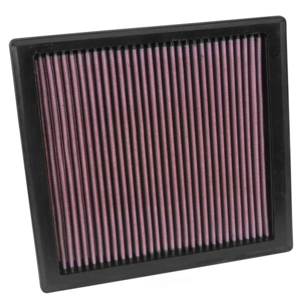 K&N 33 Series Panel Red Air Filter (10.75" L x 10" W x 1.063" H) 33-5030