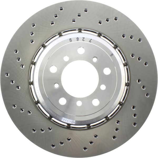 Centric SportStop Drilled 1-Piece Front Driver Side Brake Rotor 128.34106