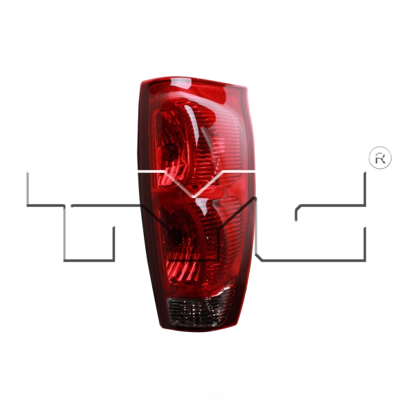 TYC Passenger Side Replacement Tail Light 11-5889-00