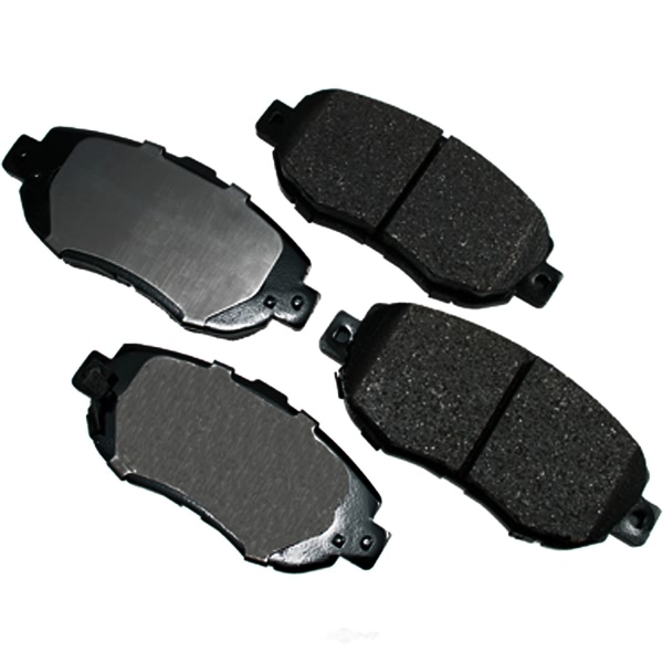 Akebono Pro-ACT™ Ultra-Premium Ceramic Front Disc Brake Pads ACT619