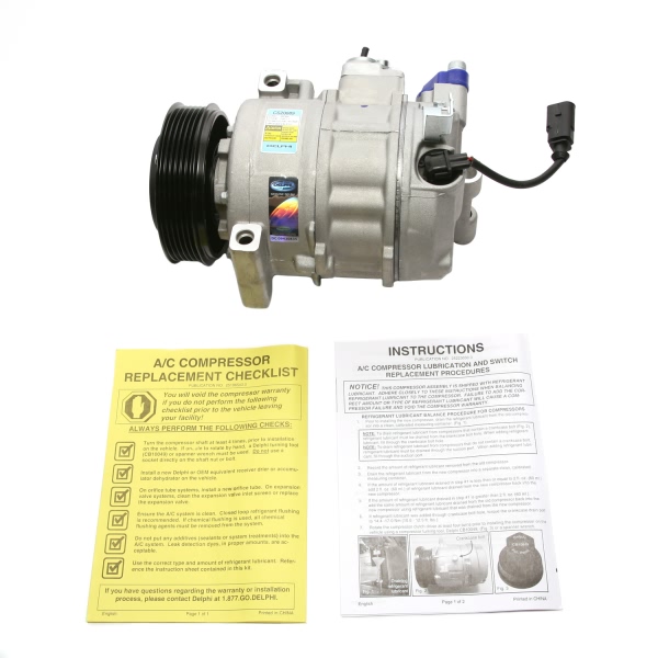 Delphi A C Compressor With Clutch CS20089