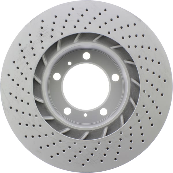 Centric SportStop Drilled 1-Piece Front Passenger Side Brake Rotor 128.37065