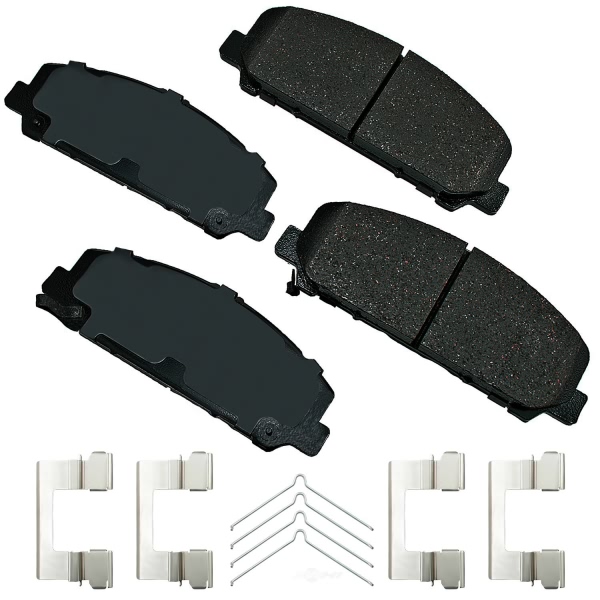 Akebono Performance Ultra Premium™ Ceramic Disc Brake Pad Kit ASP1286A