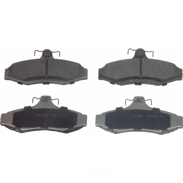 Wagner ThermoQuiet Semi-Metallic Disc Brake Pad Set MX724