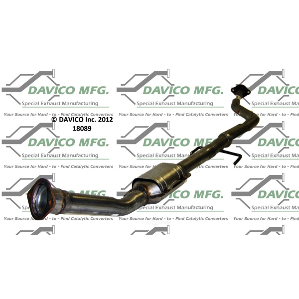 Davico Direct Fit Catalytic Converter and Pipe Assembly 18089