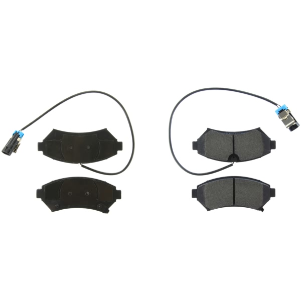 Centric Posi Quiet™ Semi-Metallic Front Disc Brake Pads 104.07530