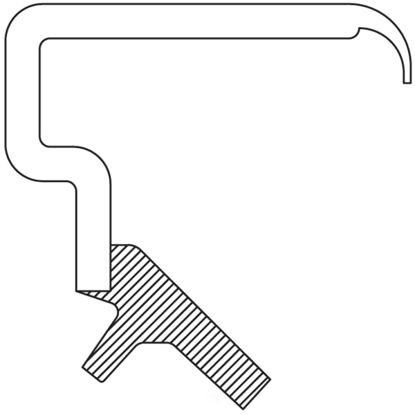 National Front Transfer Case Output Shaft Seal 710114