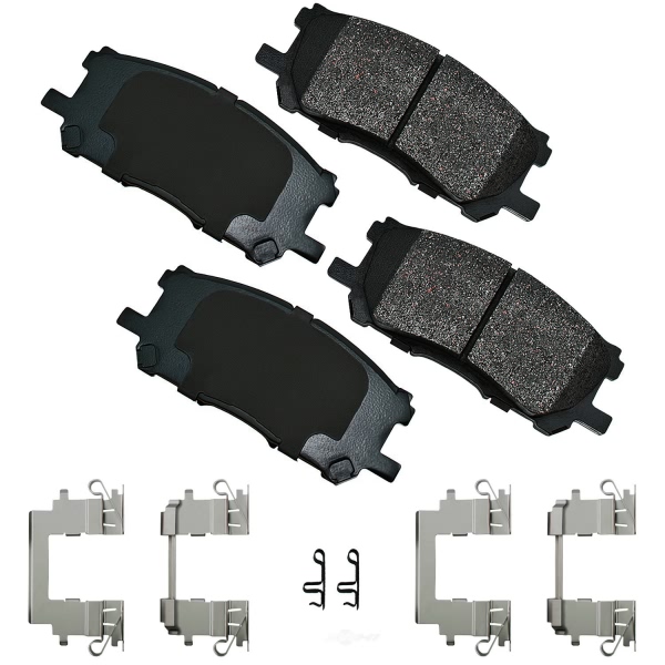 Akebono Pro-ACT™ Ultra-Premium Ceramic Front Disc Brake Pads ACT1005A