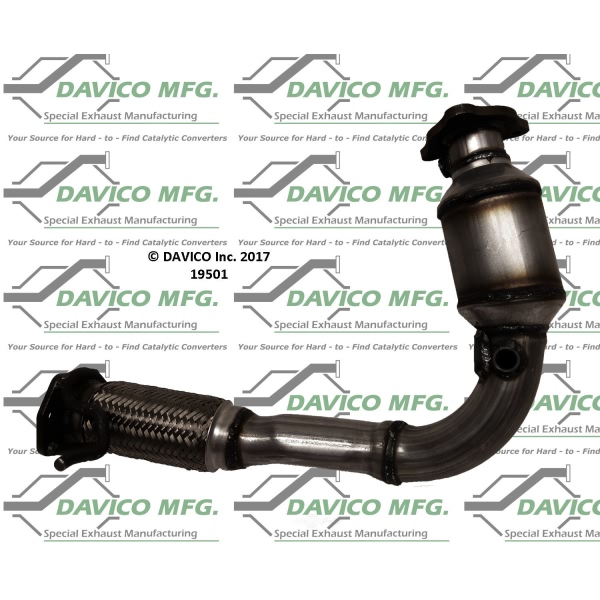 Davico Direct Fit Catalytic Converter and Pipe Assembly 19501