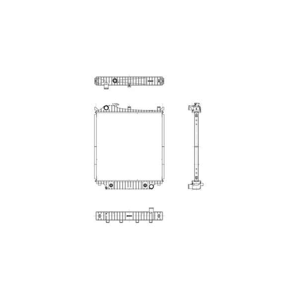 TYC Engine Coolant Radiator 2952