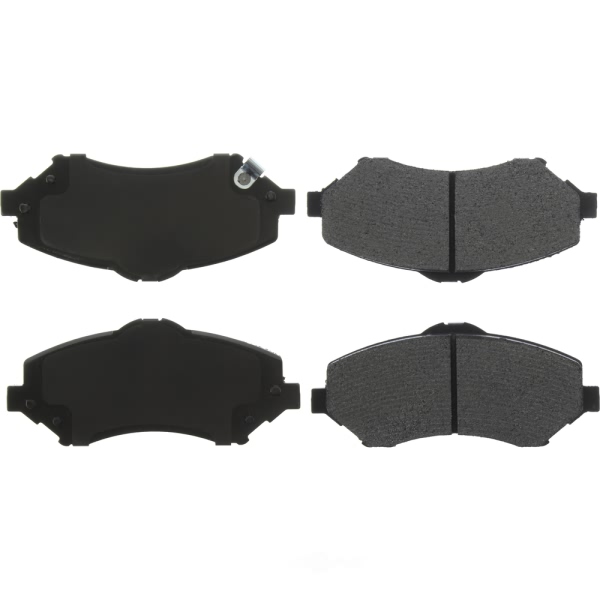 Centric Posi Quiet™ Extended Wear Semi-Metallic Front Disc Brake Pads 106.12730