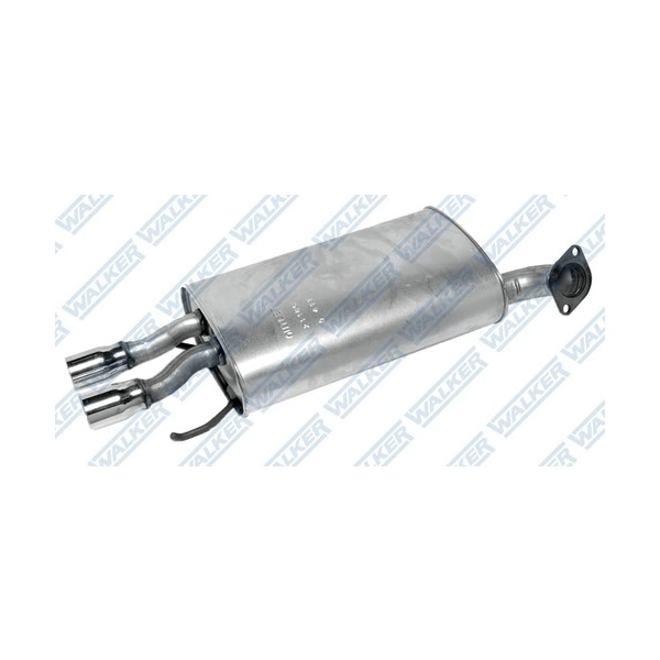 Walker Quiet Flow Stainless Steel Oval Aluminized Exhaust Muffler 21186