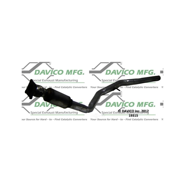 Davico Direct Fit Catalytic Converter and Pipe Assembly 19315