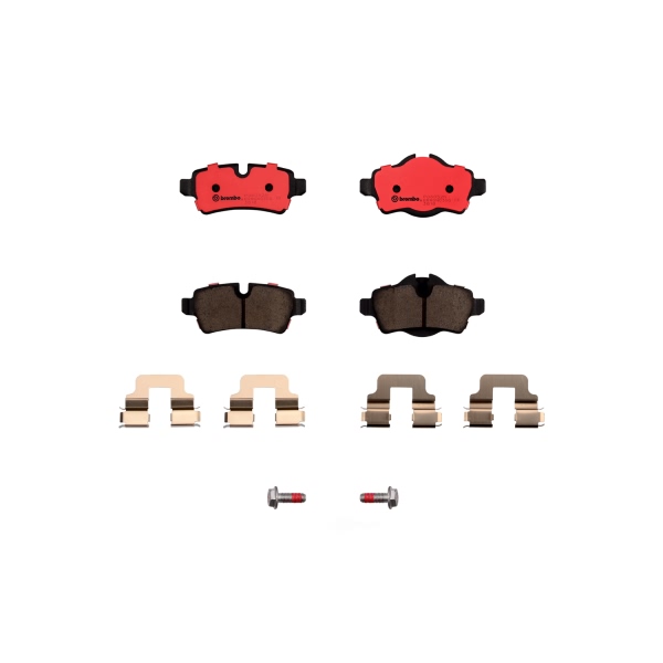 brembo Premium Ceramic Rear Disc Brake Pads P06052N