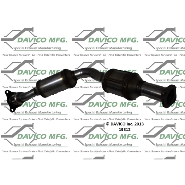 Davico Direct Fit Catalytic Converter and Pipe Assembly 19312