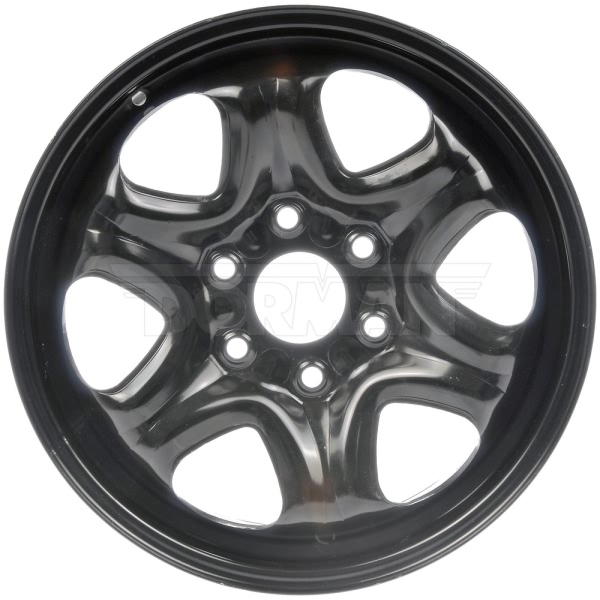 Dorman 6 Hole Black 17X7 5 Steel Wheel 939-161