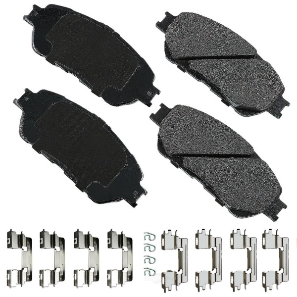 Akebono Pro-ACT™ Ultra-Premium Ceramic Front Disc Brake Pads ACT906C