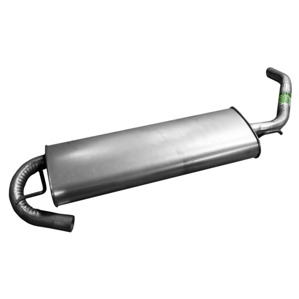 Walker Quiet Flow Stainless Steel Oval Aluminized Exhaust Muffler And Pipe Assembly 50054