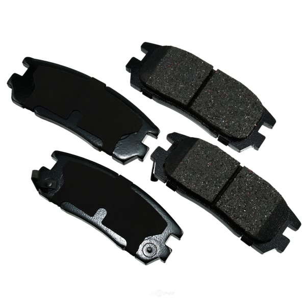 Akebono Pro-ACT™ Ultra-Premium Ceramic Rear Disc Brake Pads ACT580