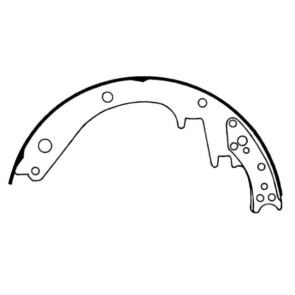 Centric Premium Front Drum Brake Shoes 111.02480