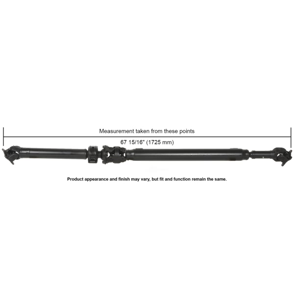 Cardone Reman Remanufactured Driveshaft/ Prop Shaft 65-5009