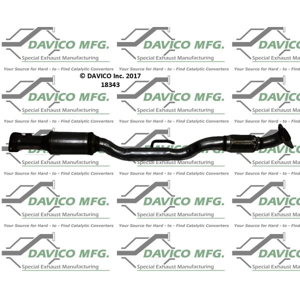 Davico Direct Fit Catalytic Converter and Pipe Assembly 18343