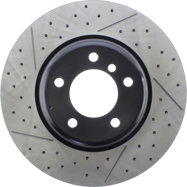 Centric SportStop Drilled and Slotted 1-Piece Front Brake Rotor 127.34104