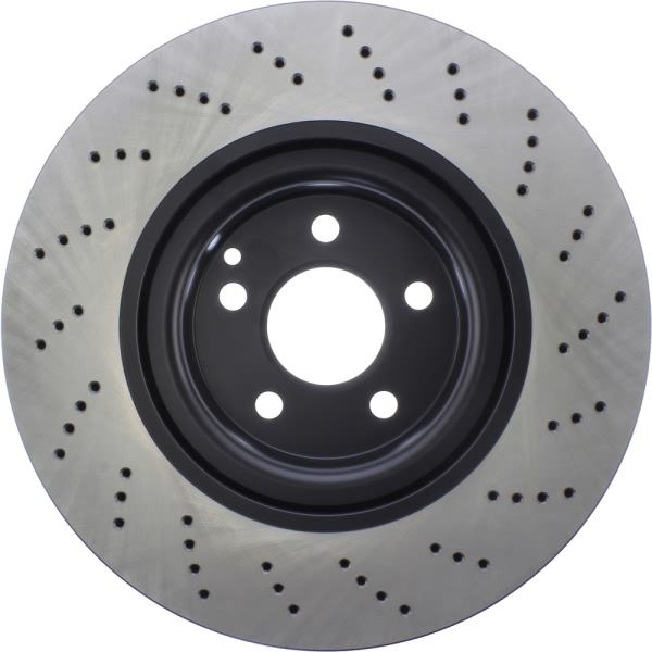 Centric SportStop Drilled 1-Piece Front Brake Rotor 128.35120