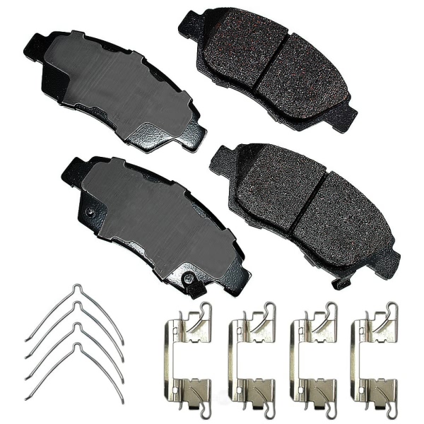 Akebono Pro-ACT™ Ultra-Premium Ceramic Front Disc Brake Pads ACT621C