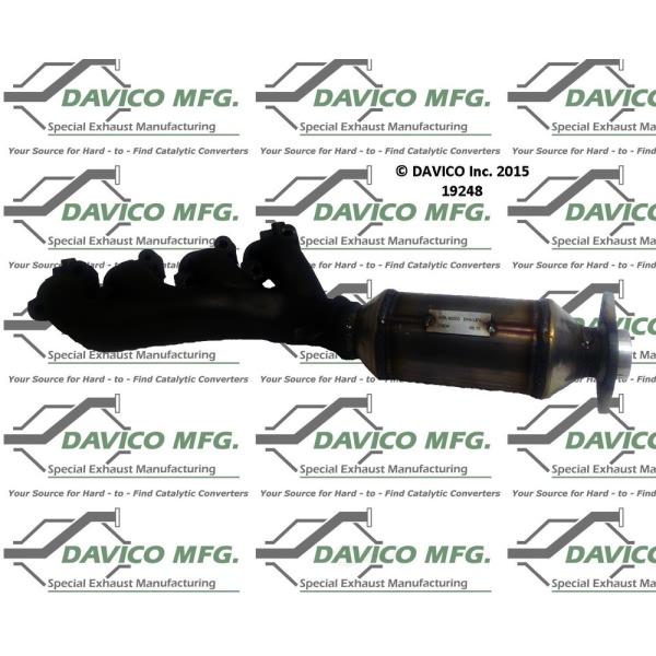 Davico Exhaust Manifold with Integrated Catalytic Converter 19248