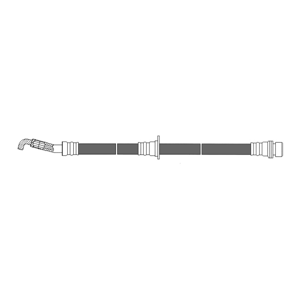 Centric Front Passenger Side Brake Hose 150.44065