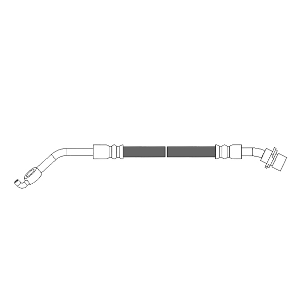 Centric Front Passenger Side Brake Hose 150.44139