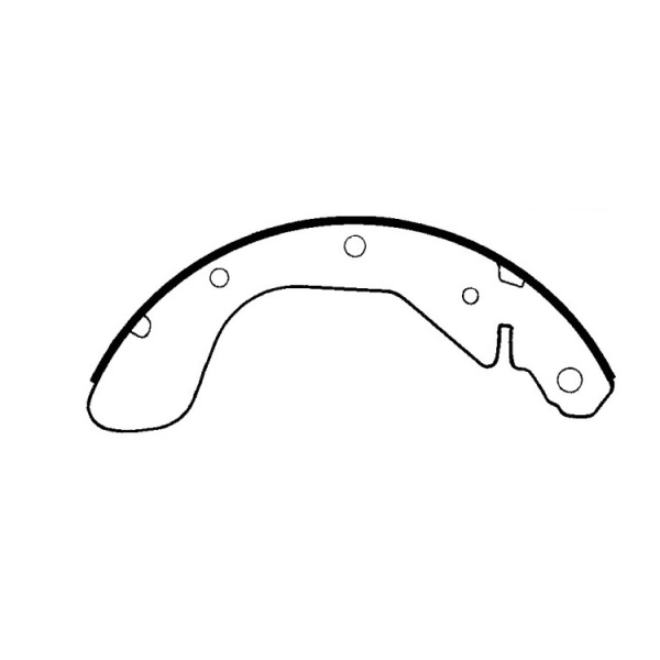 Centric Premium Rear Drum Brake Shoes 111.08141