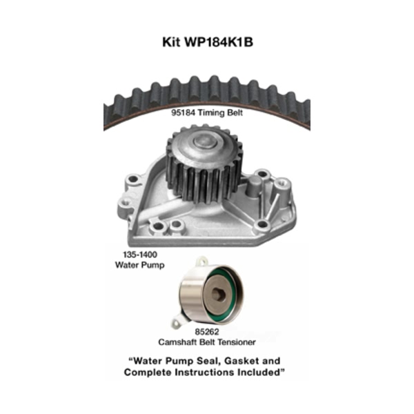 Dayco Timing Belt Kit With Water Pump WP184K1B