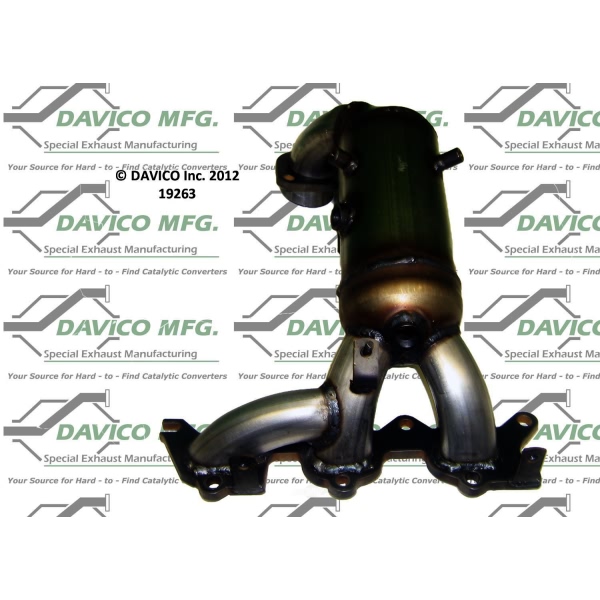 Davico Exhaust Manifold with Integrated Catalytic Converter 19263