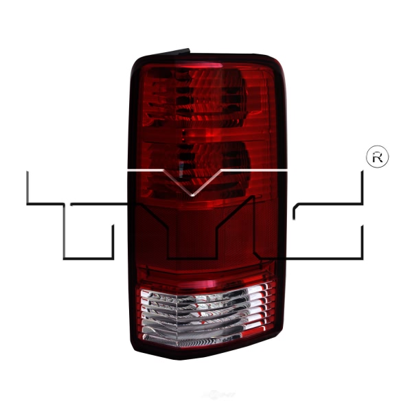 TYC Passenger Side Replacement Tail Light 11-6283-00