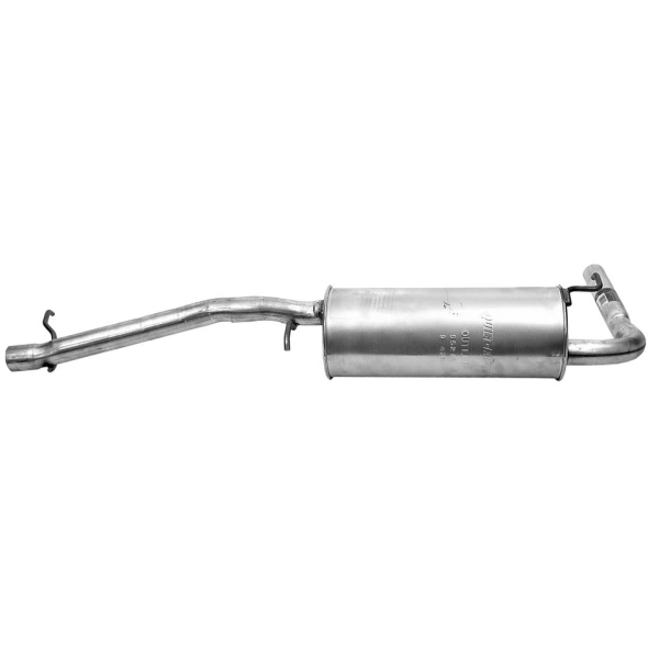 Walker Quiet Flow Stainless Steel Round Aluminized Exhaust Muffler And Pipe Assembly 55214
