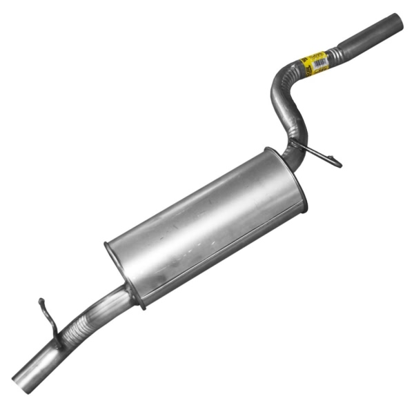 Walker Quiet Flow Stainless Steel Rear Round Aluminized Exhaust Muffler And Pipe Assembly 54599