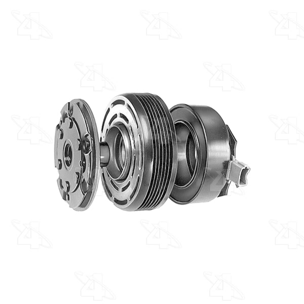 Four Seasons Reman Nippondenso 10P, 6P Clutch Assembly w/ Coil 48853