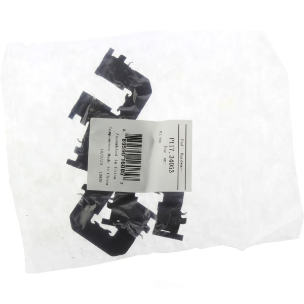 Centric Posi Quiet™ Semi-Metallic Rear Disc Brake Pads 104.18000
