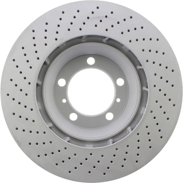 Centric SportStop Drilled 1-Piece Front Passenger Side Brake Rotor 128.37051