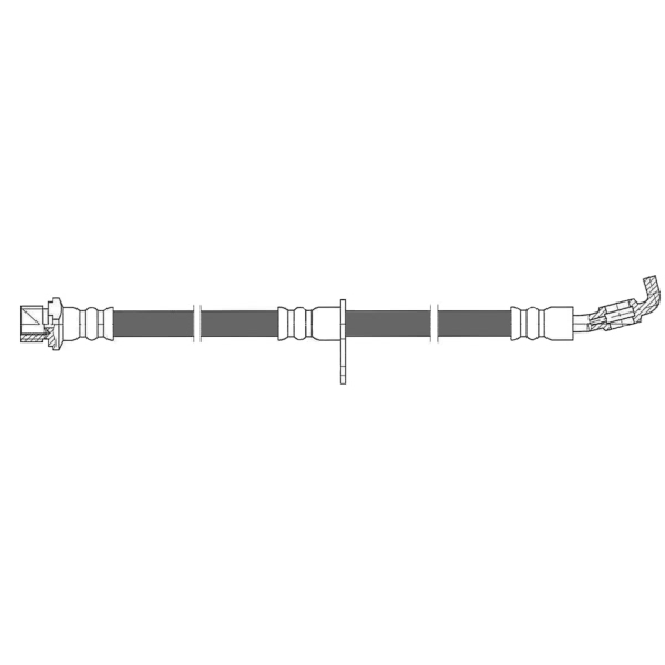 Centric Front Driver Side Brake Hose 150.44066