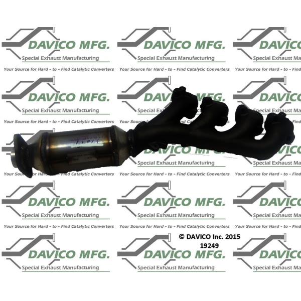 Davico Exhaust Manifold with Integrated Catalytic Converter 19249