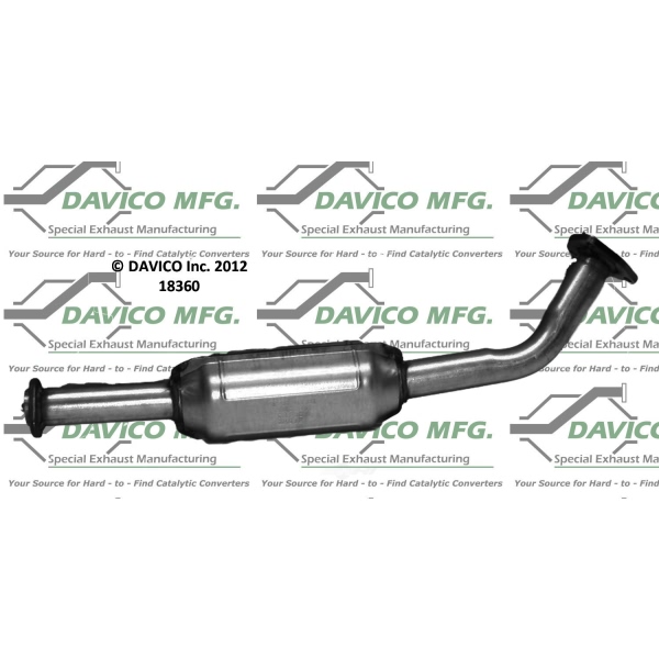 Davico Direct Fit Catalytic Converter and Pipe Assembly 18360